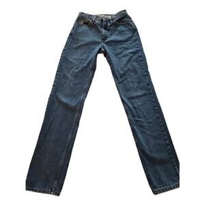 Vintage Guess Jeans Original Classic Fit Narrow Leg Zip Ankle High Waist Size 28